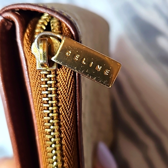 Celine Macadam Logo Bi-fold with Zip Compartment Wallet - Picture 13 of 14